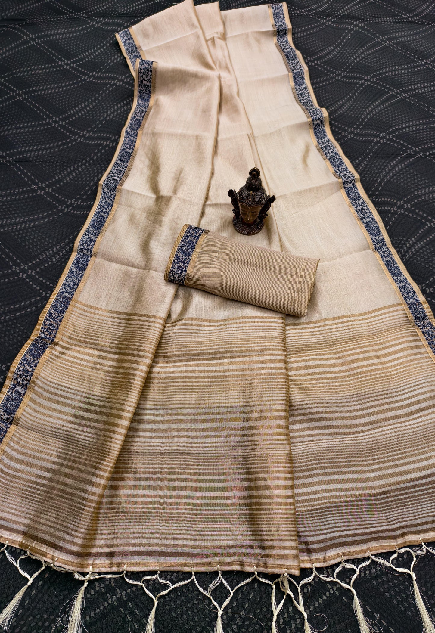 Semi Tussar Silk Sarees