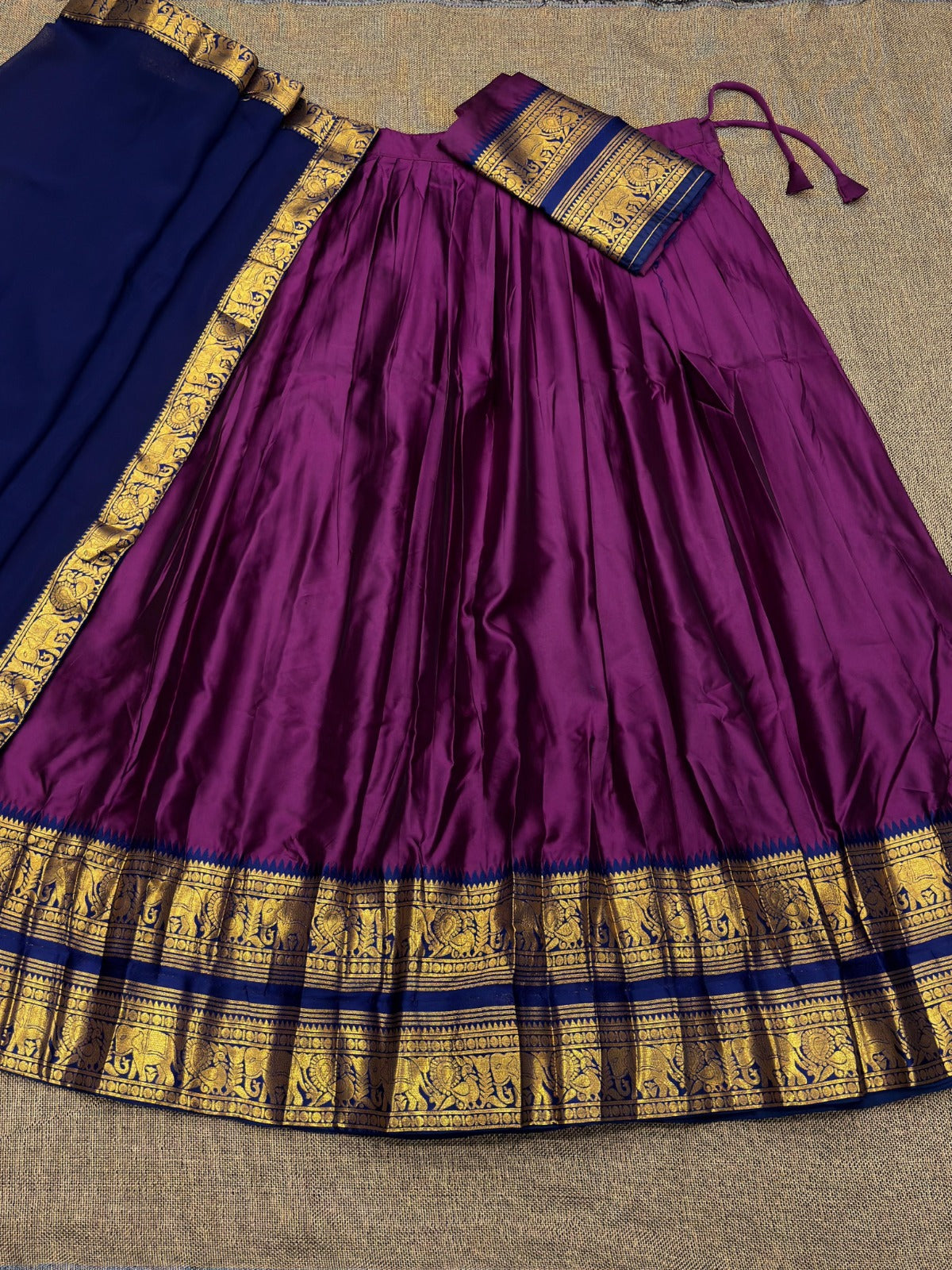 Kanchi Cotton Silk Lehenga Set