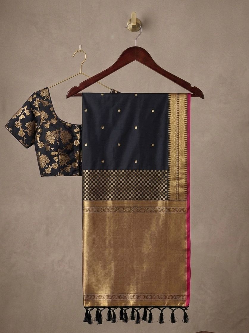 Soft Silk Saree with Rich Zari Weaving