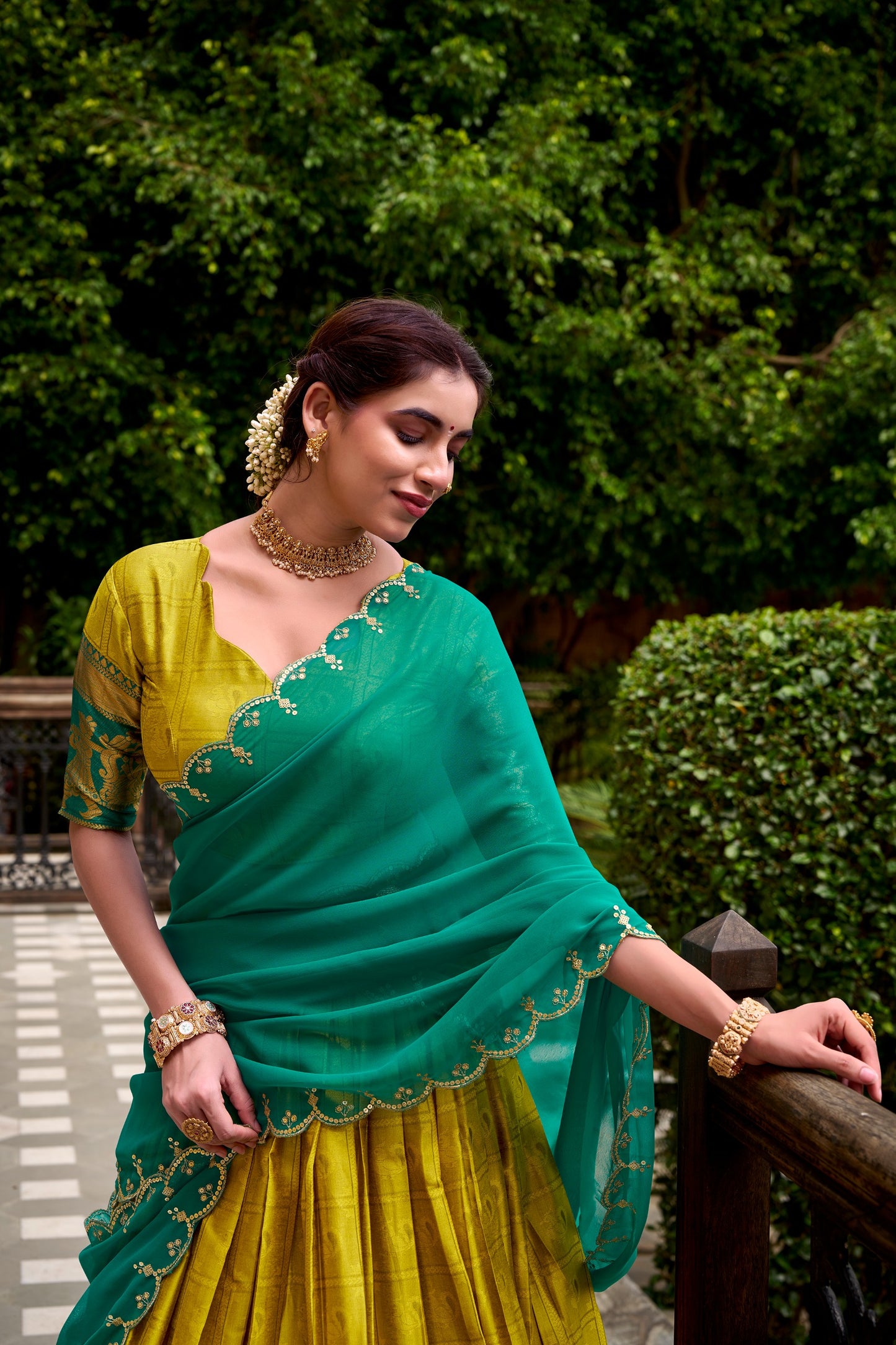 Cotton Silk Readymade Dhavani Collection 1699