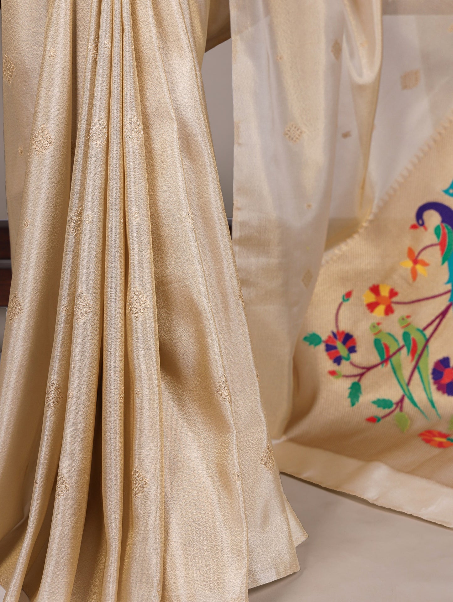 Tissue Silk Paithani Designer Sarees