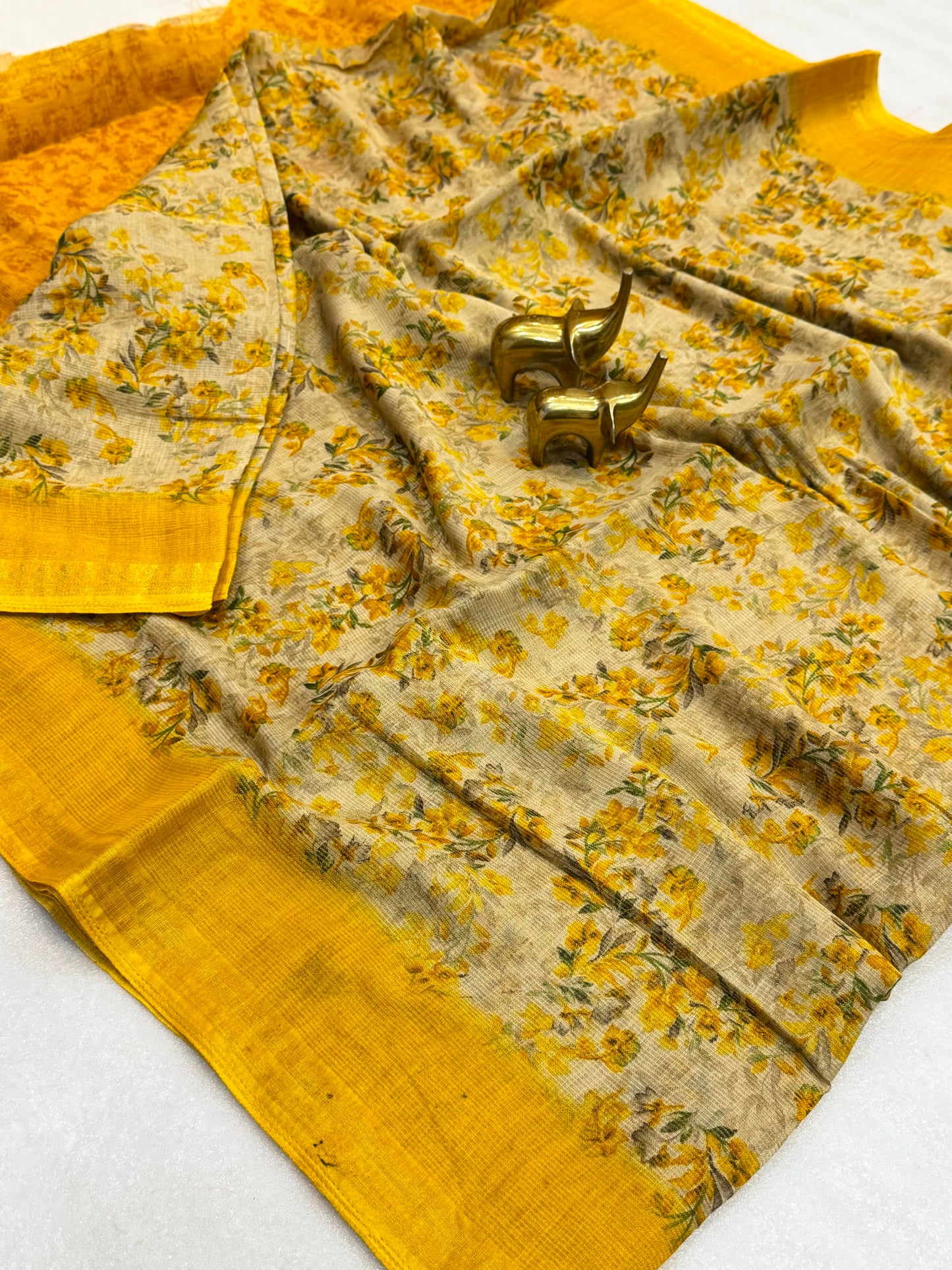 Erode Tissue Silk Sarees with Designer Borders