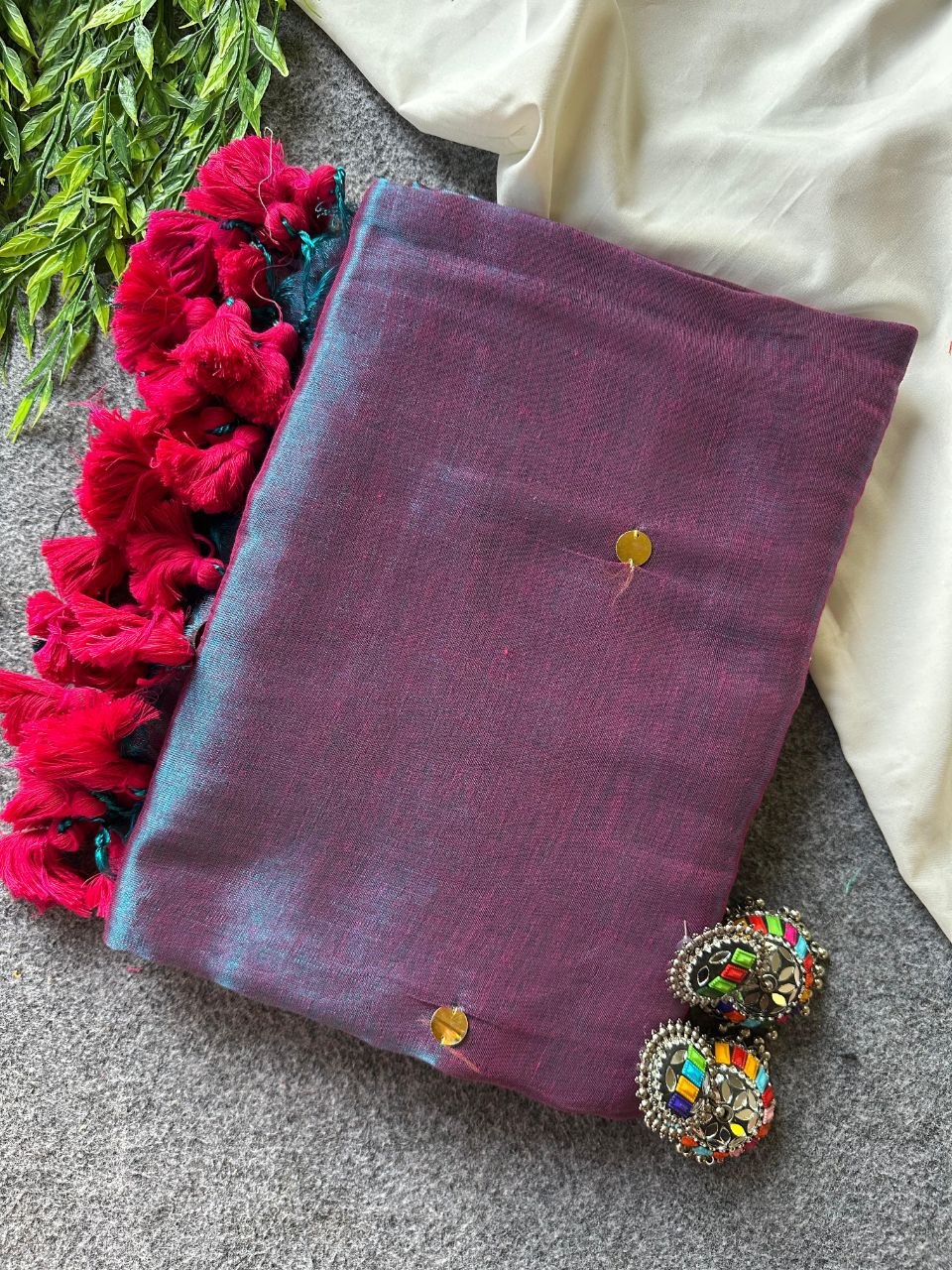 Raga Tissue Silk Sarees with Sequence Work