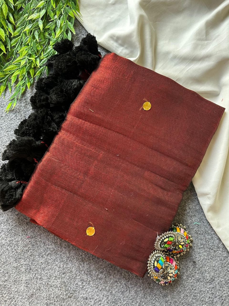 Raga Tissue Silk Sarees with Sequence Work