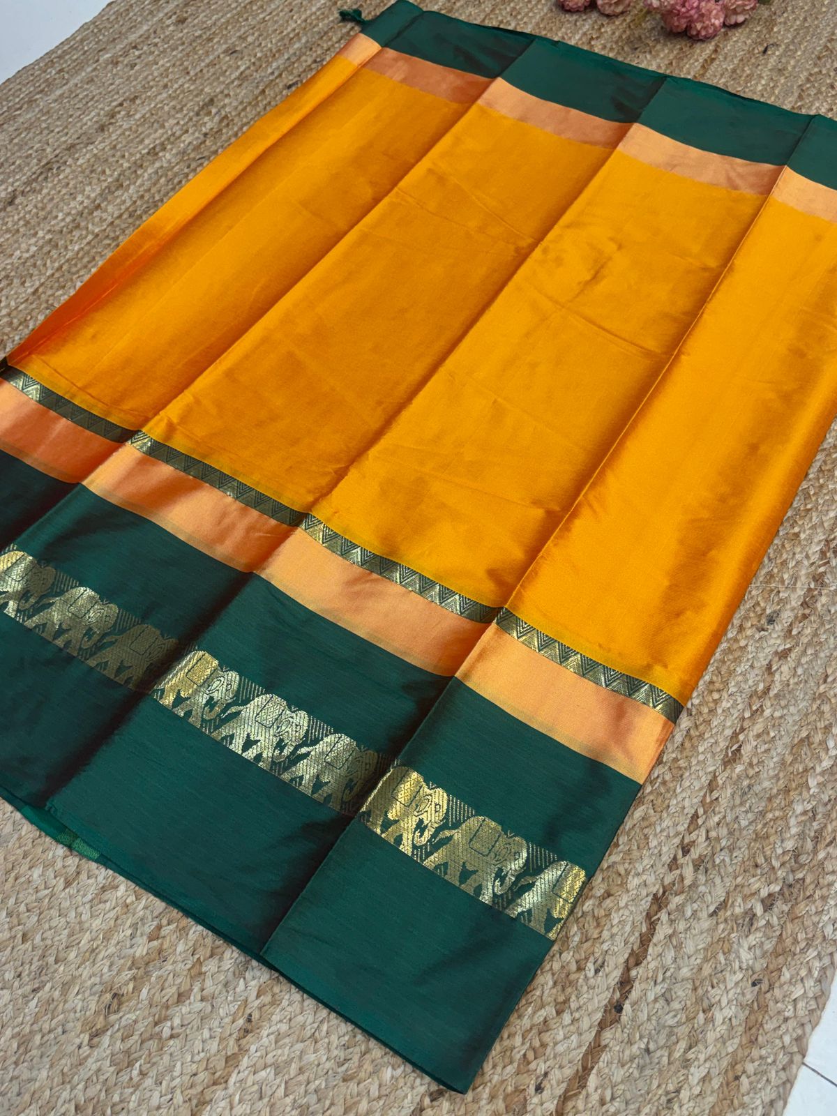 Cotton Silk Sarees with Jacquard Borders
