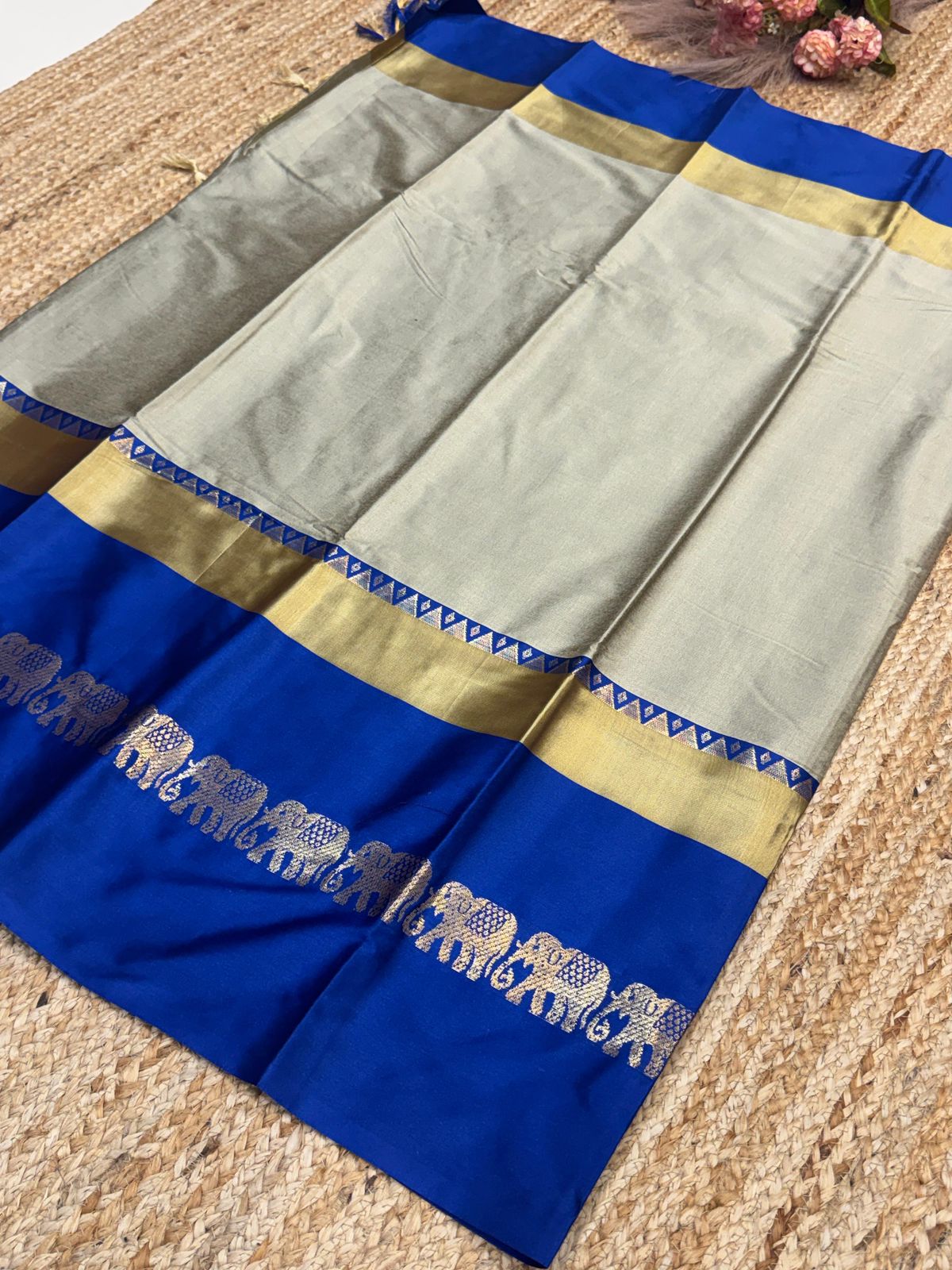 Cotton Silk Sarees with Jacquard Borders