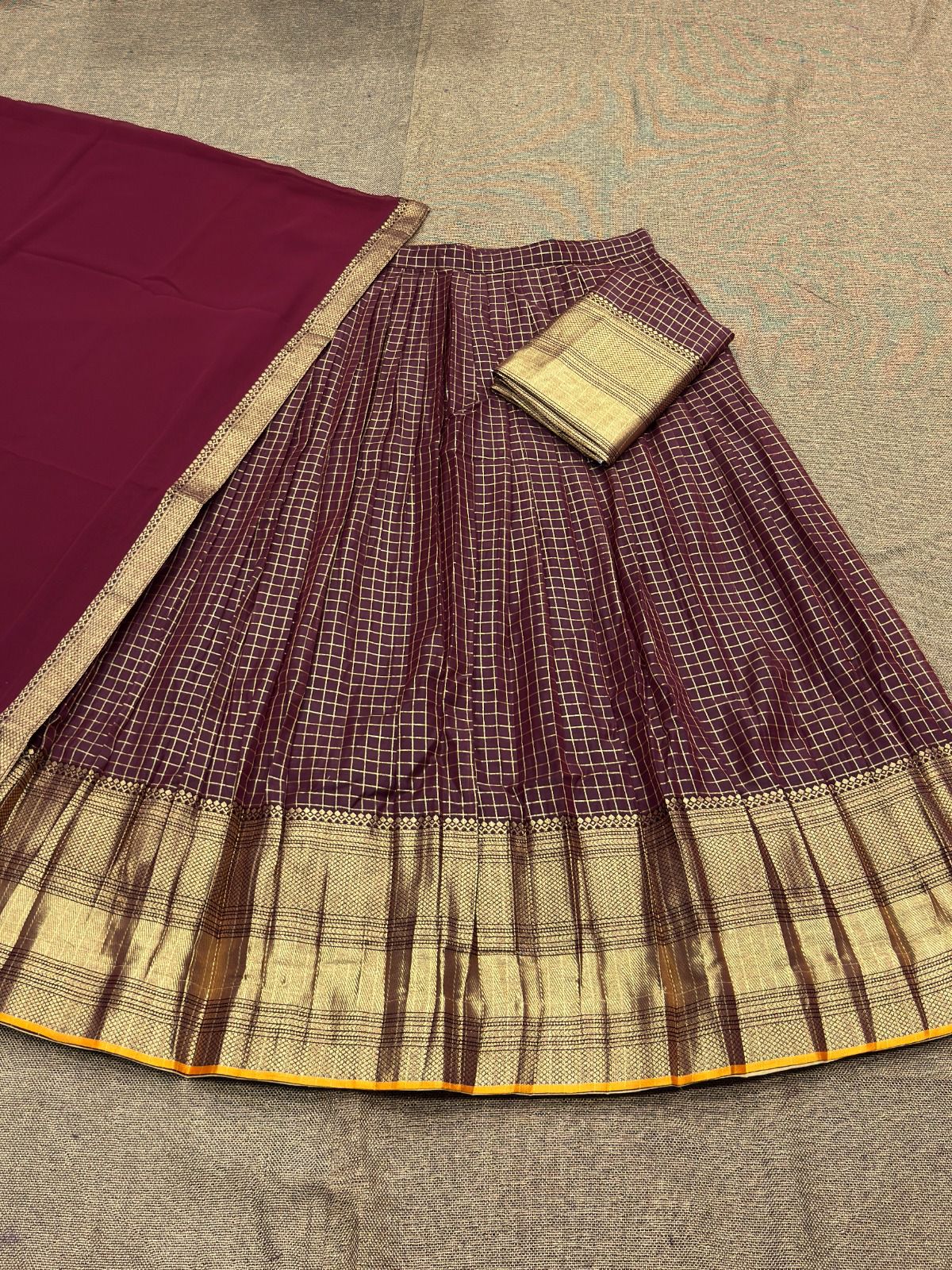 Kanchi Cotton Silk Lehenga Set