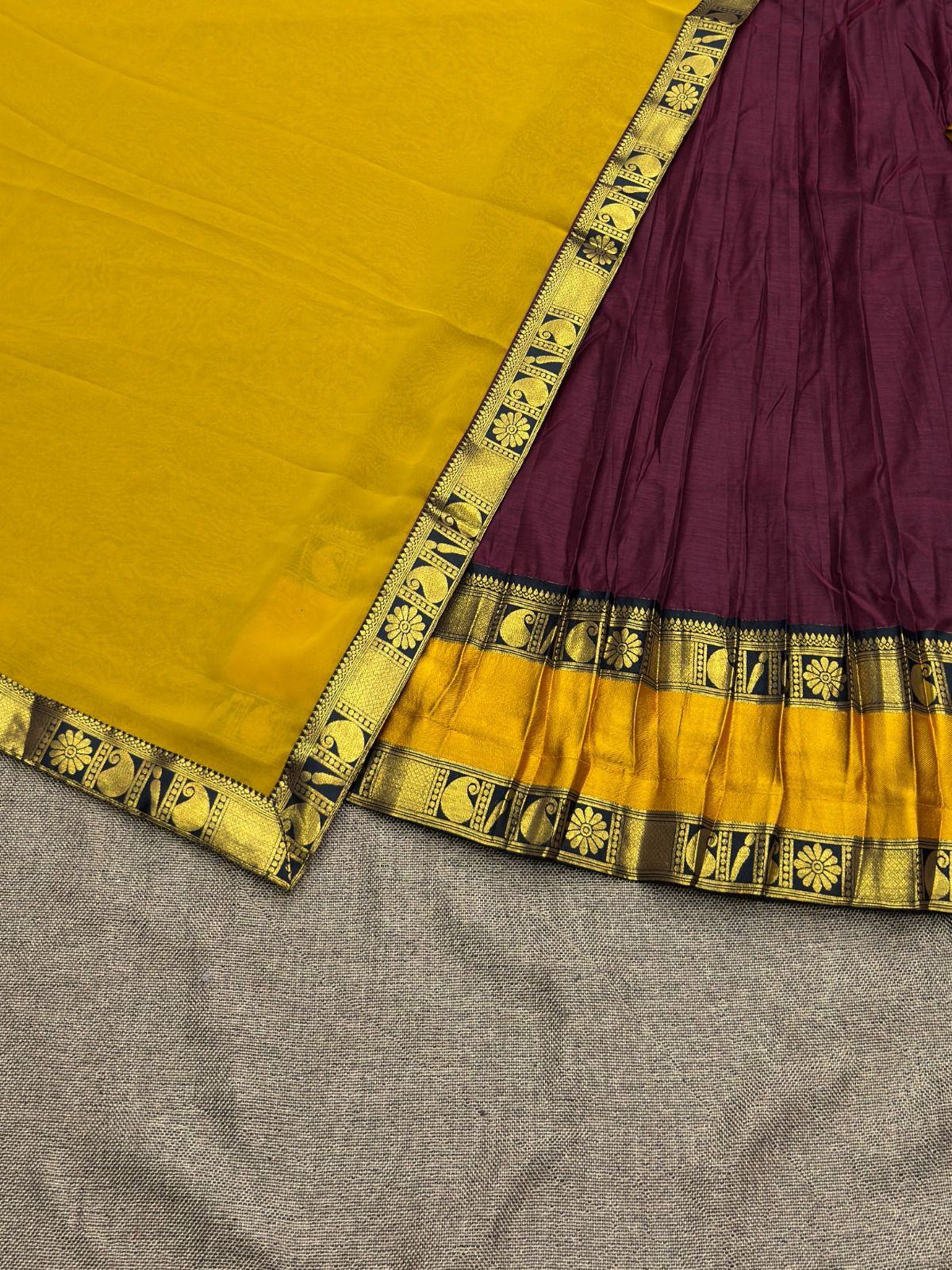 Kanchi Cotton Silk Lehenga Set
