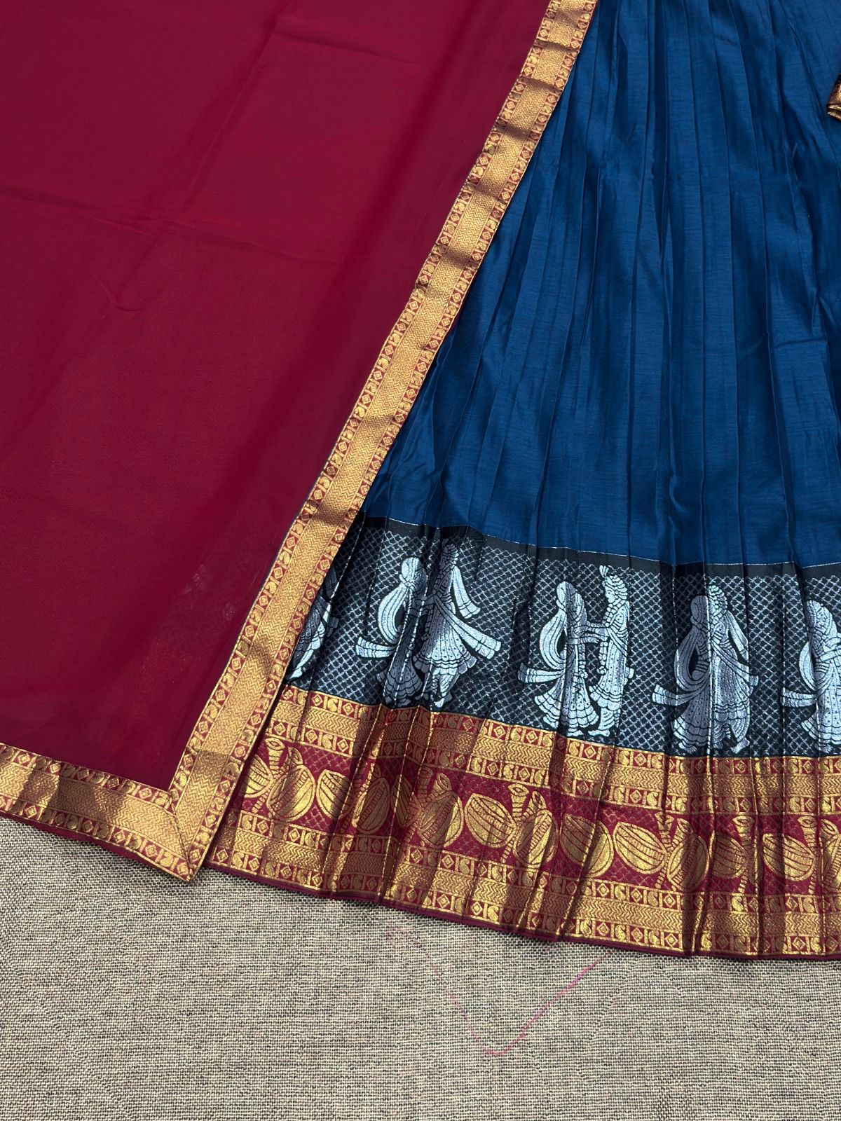 Kanchi Cotton Silk Lehenga Set