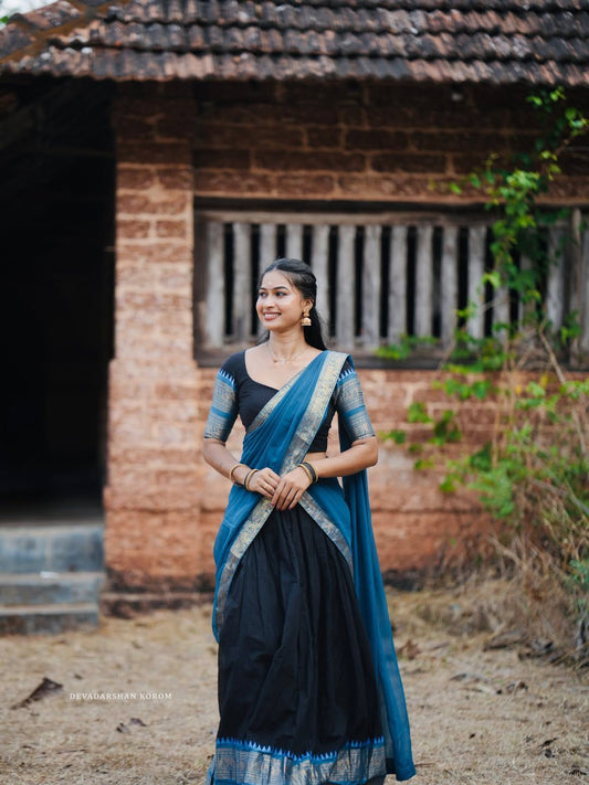 Kanchi Cotton Silk Lehenga Set