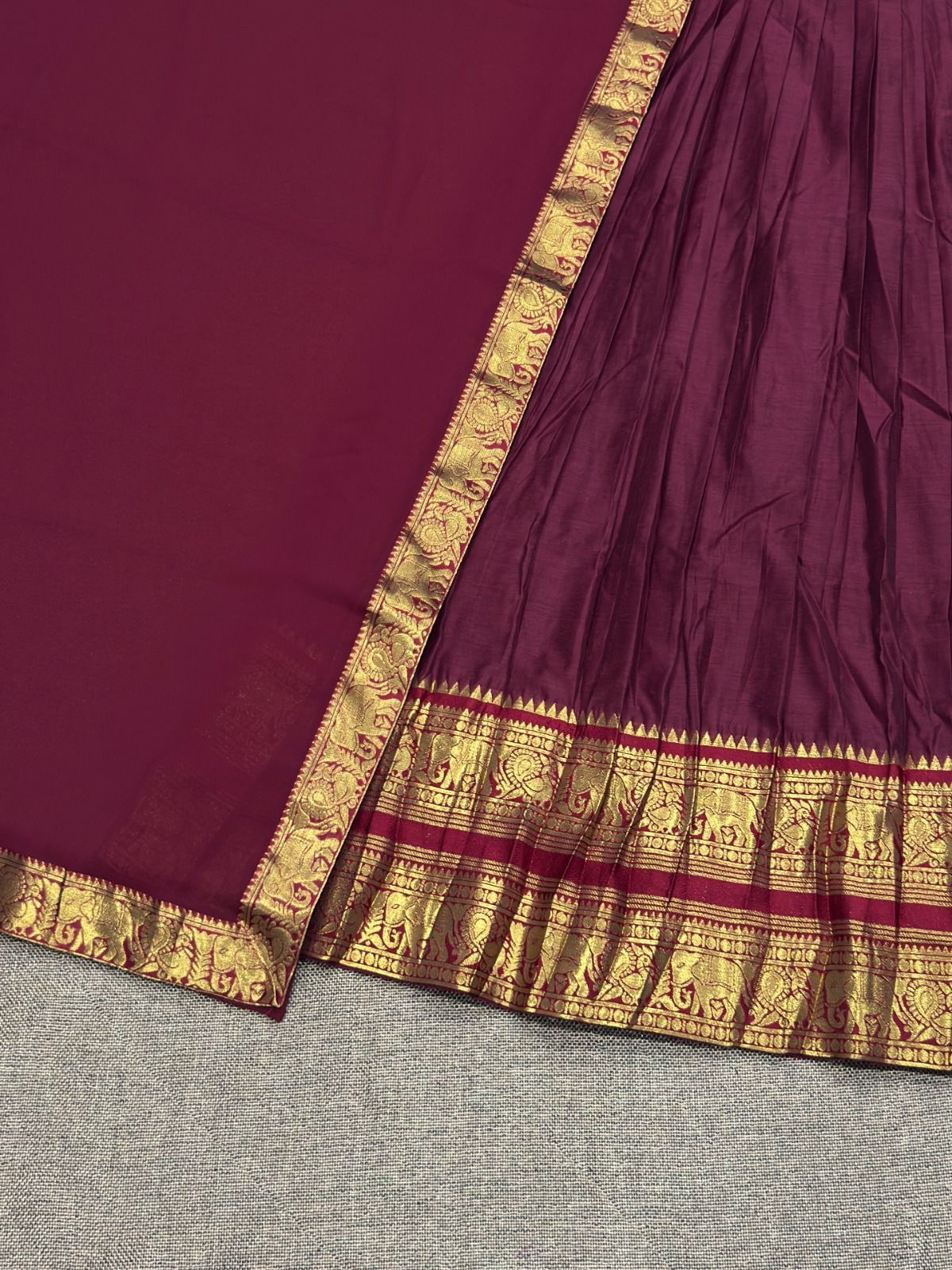 Kanchi Cotton Silk Lehenga Set