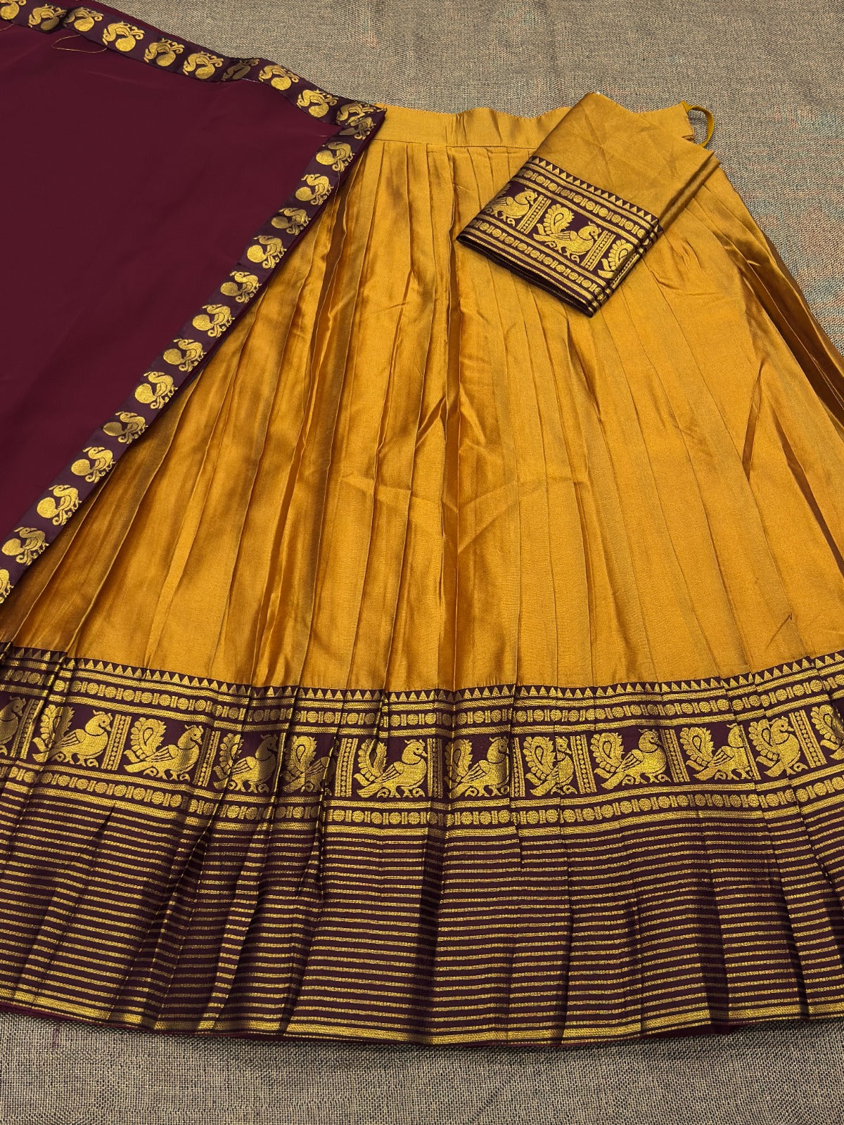 Kanchi Cotton Silk Lehenga Set