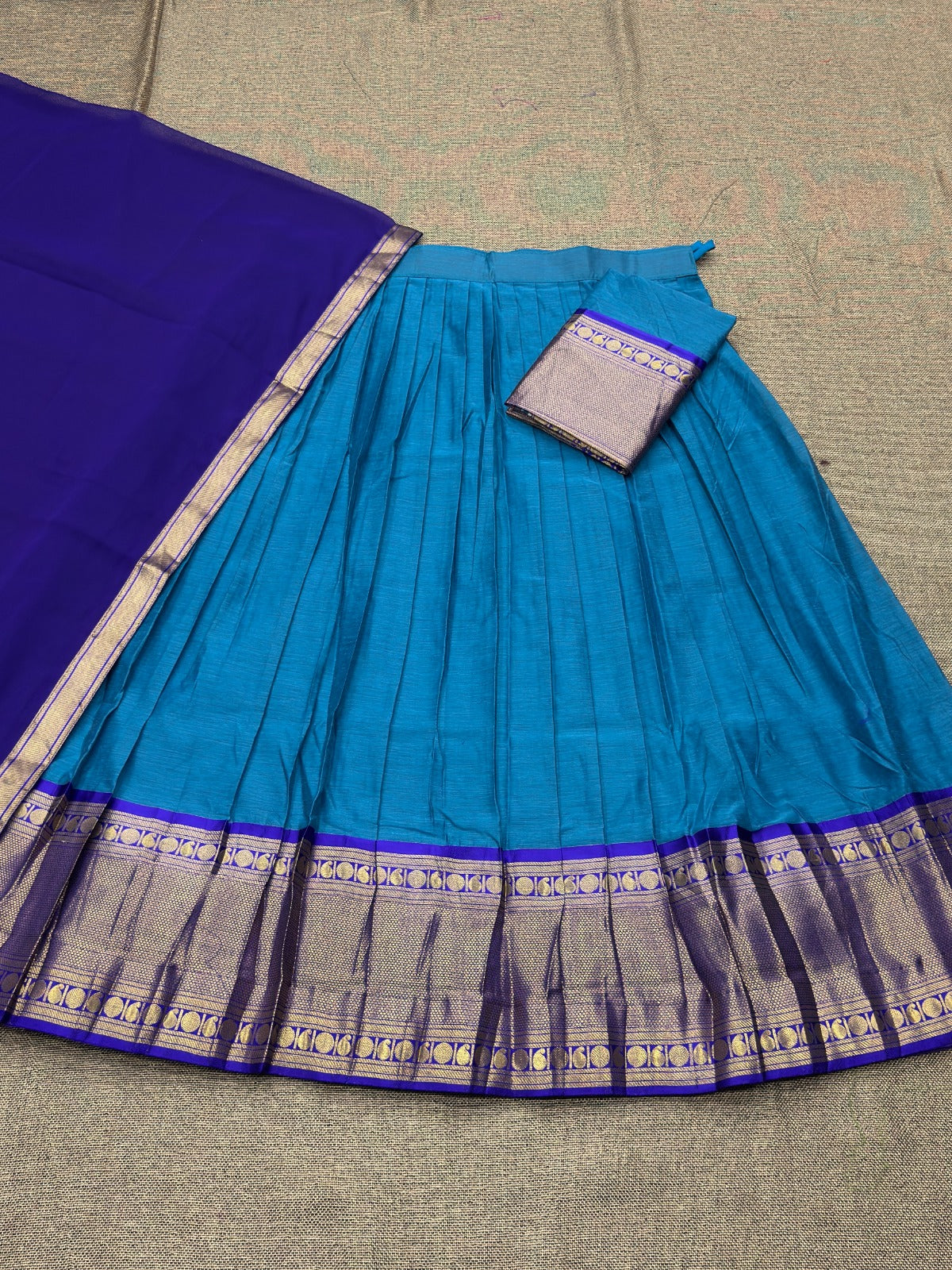 Kanchi Cotton Silk Lehenga Set