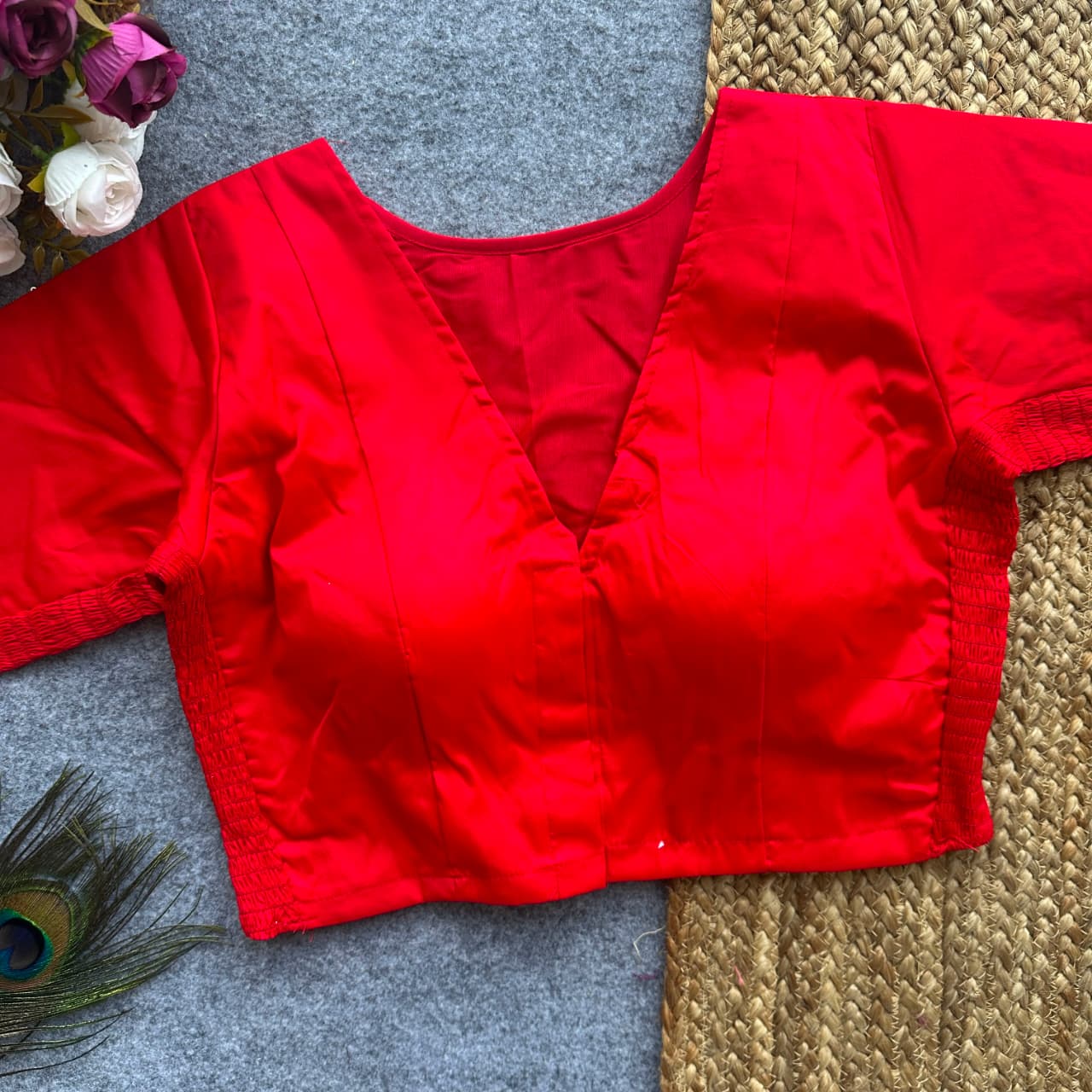 Side Elastic Stretchable Blouse – ₹699