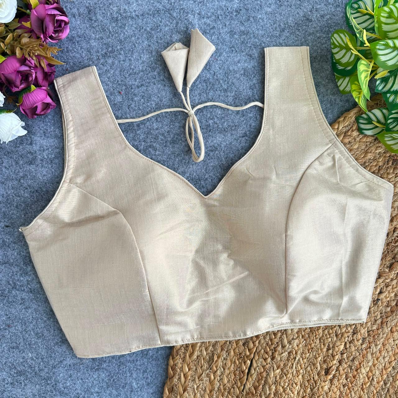 Soft South Tissue Silk Readymade Blouse – ₹499