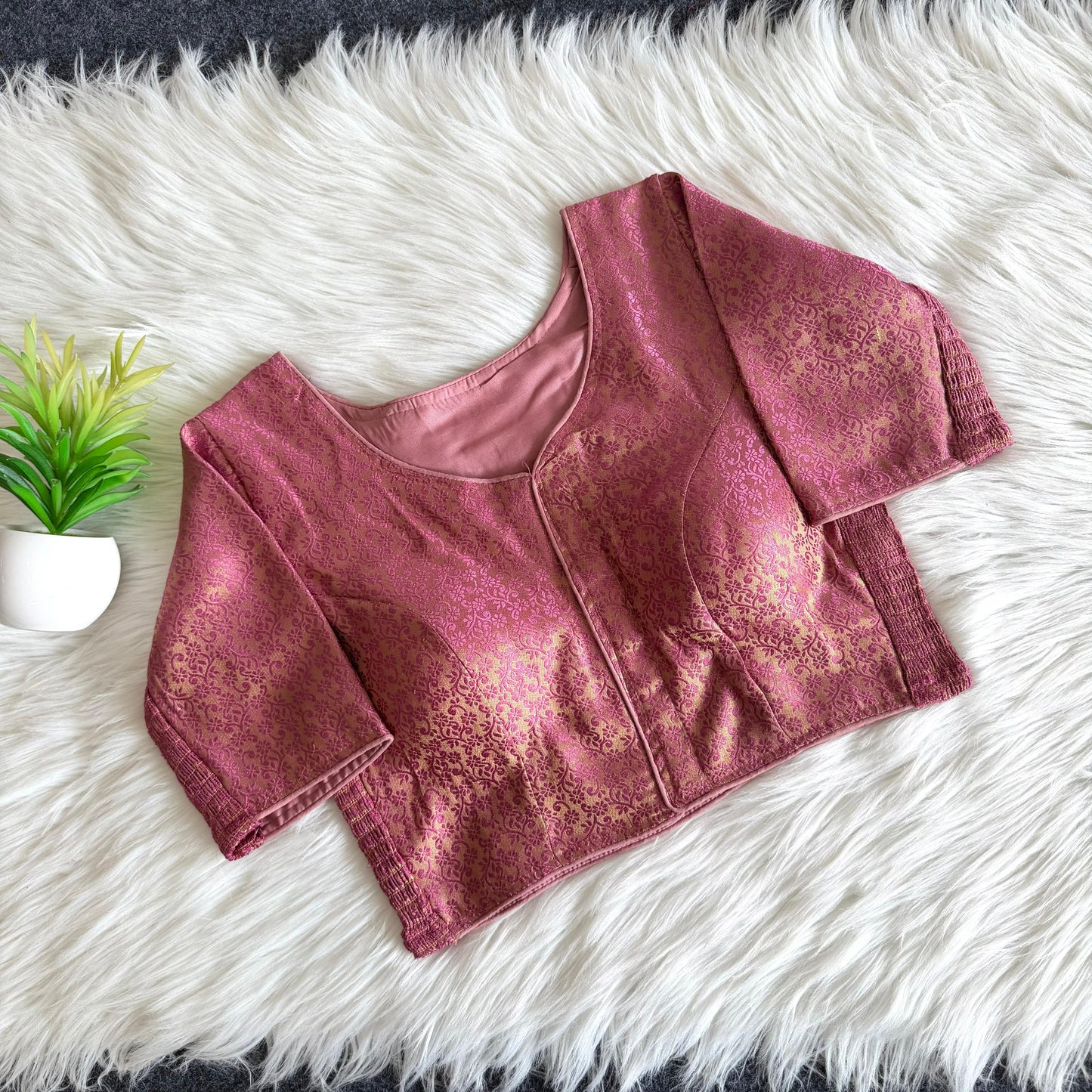 Side Elastic Stretchable Readymade Blouse – ₹799