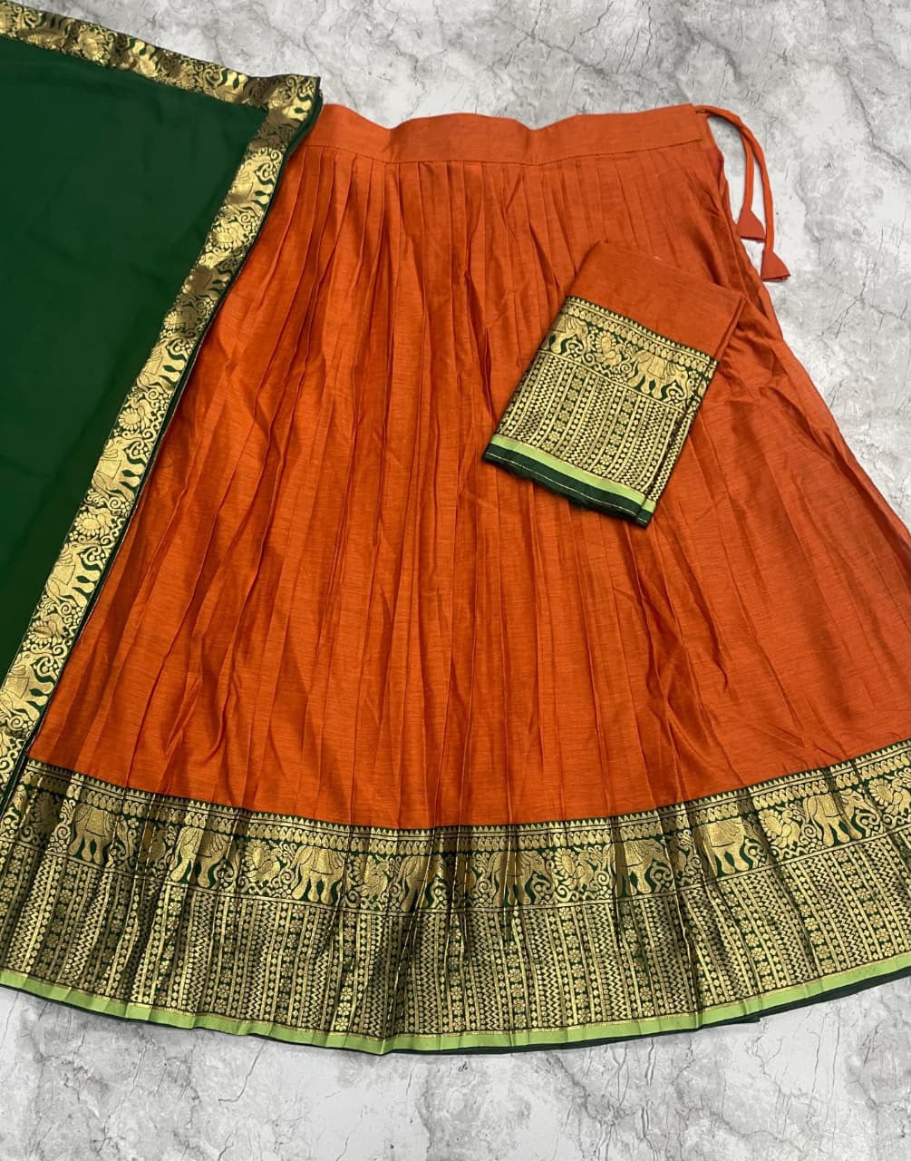 Kanchi Cotton Silk Lehenga Set