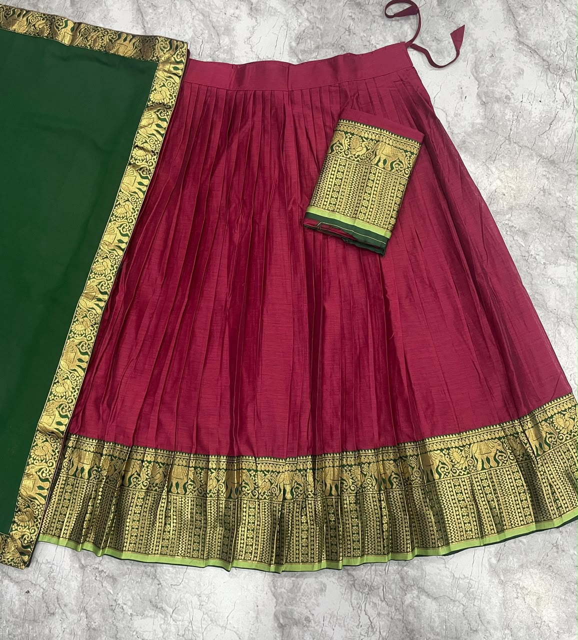 Kanchi Cotton Silk Lehenga Set