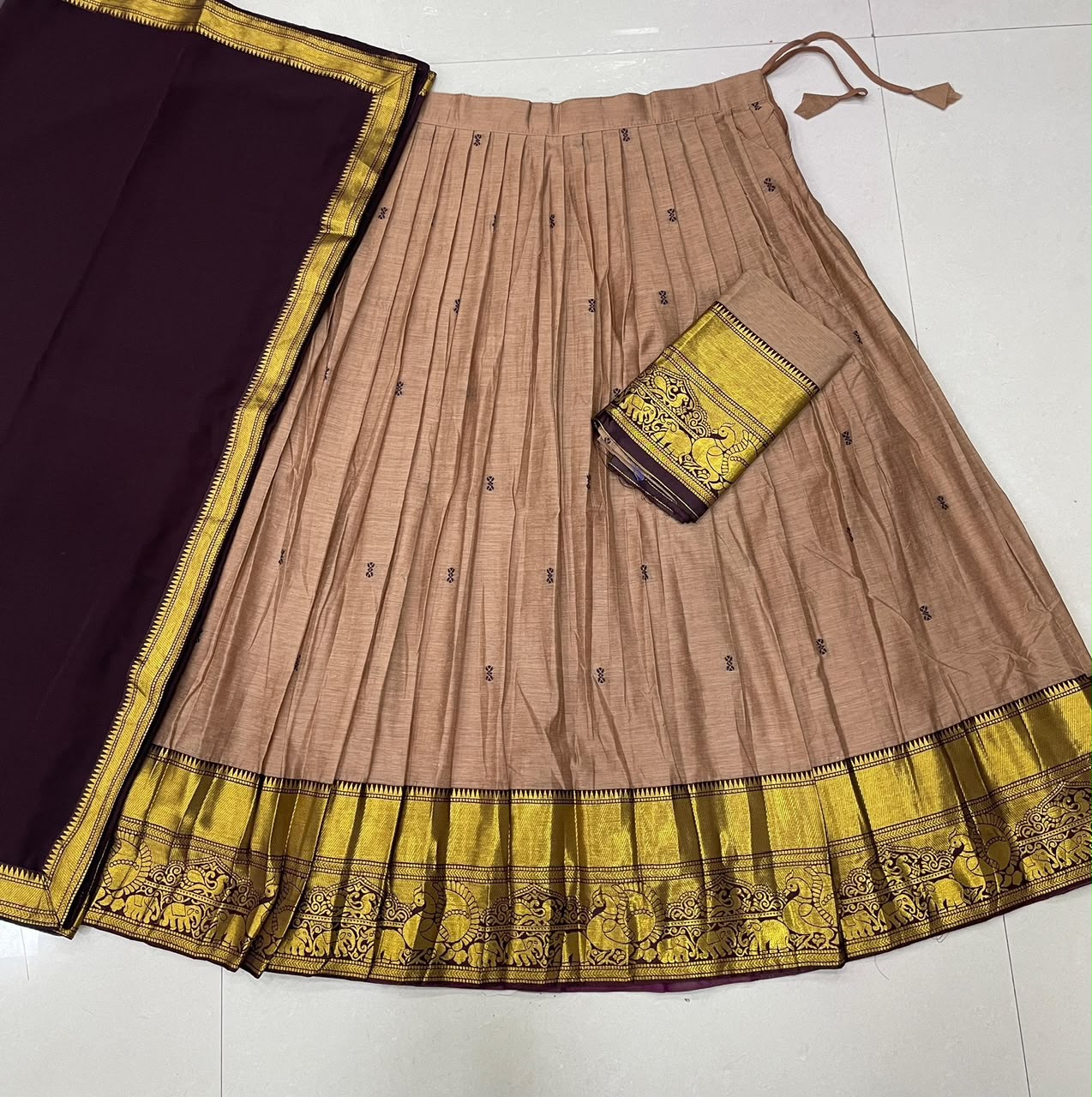 Kanchi Cotton Silk Lehenga Set