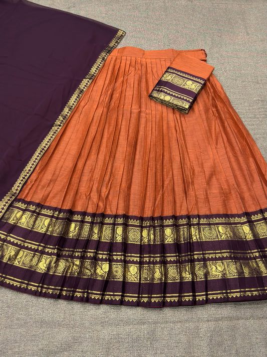 Kanchi Cotton Silk Lehenga Set
