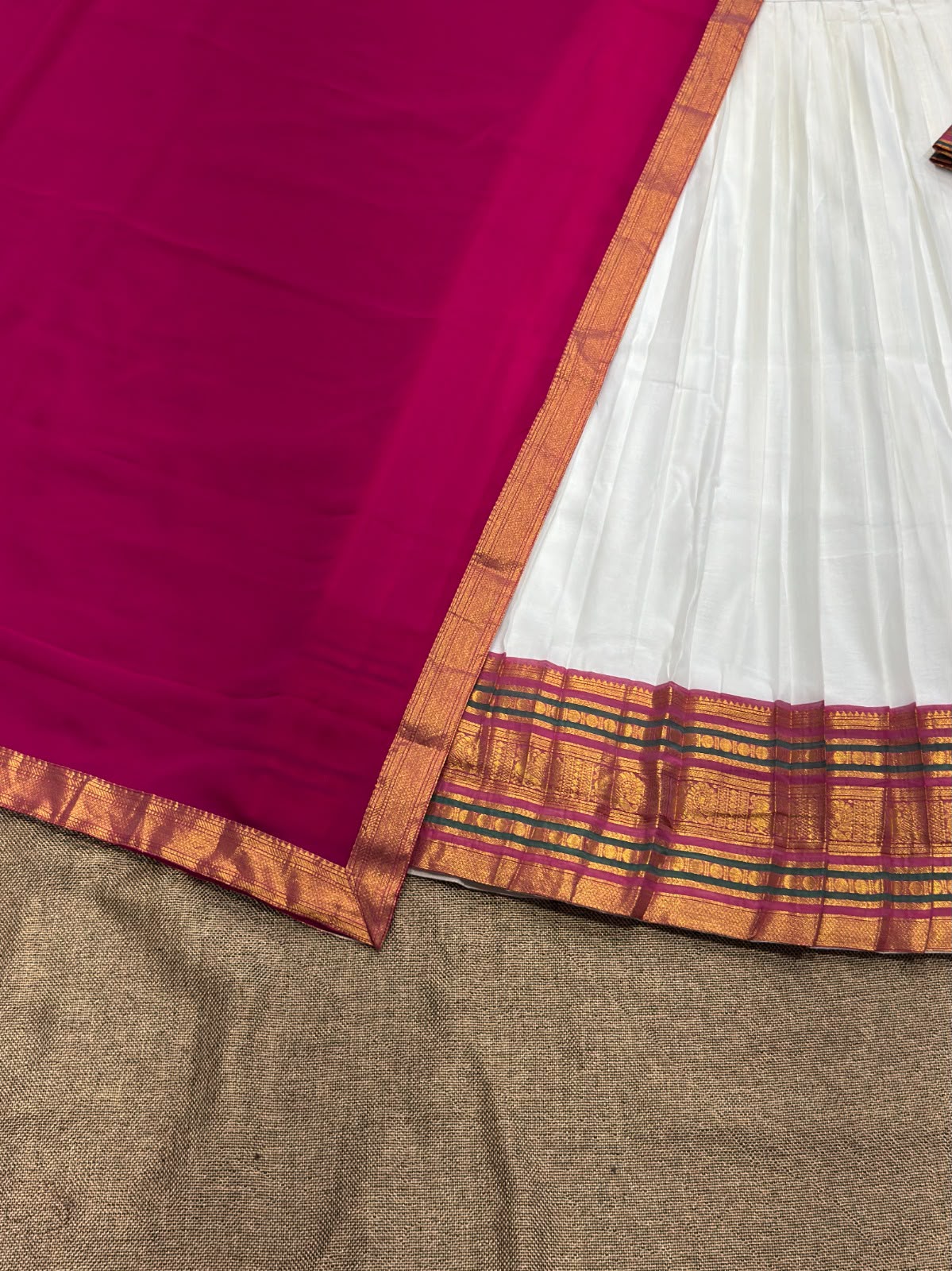 Kanchi Cotton Silk Lehenga Set