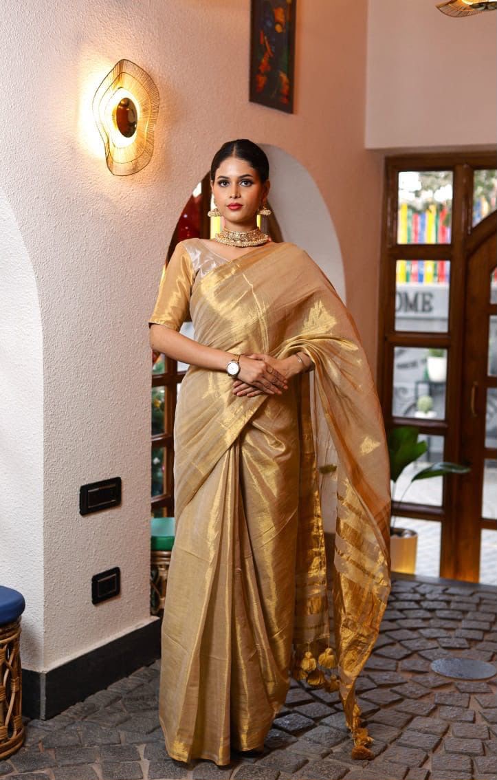 Mul Tissue Saree – ₹1399