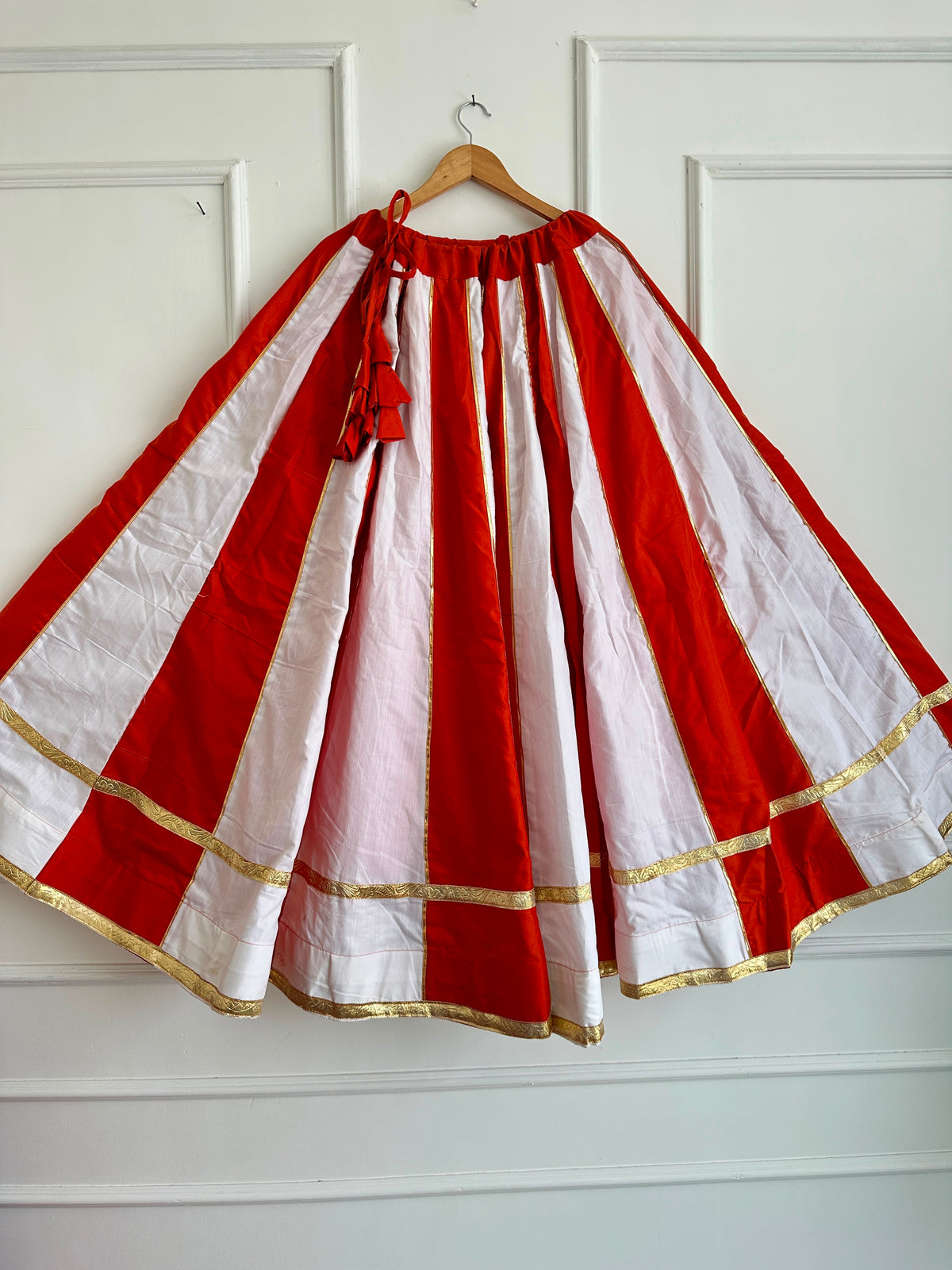 Navaratri Special Cotton Slub Flared Skirt