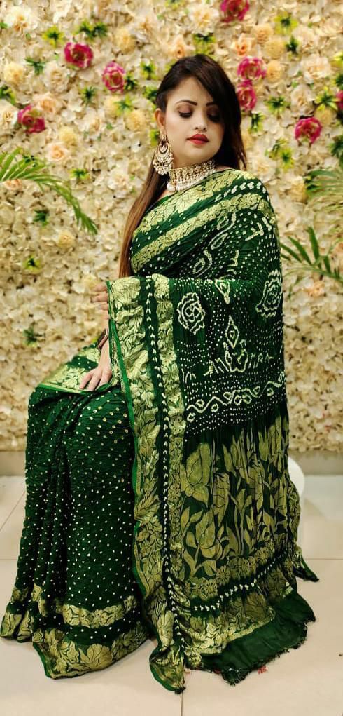 Artsilk Bandhini Sarees