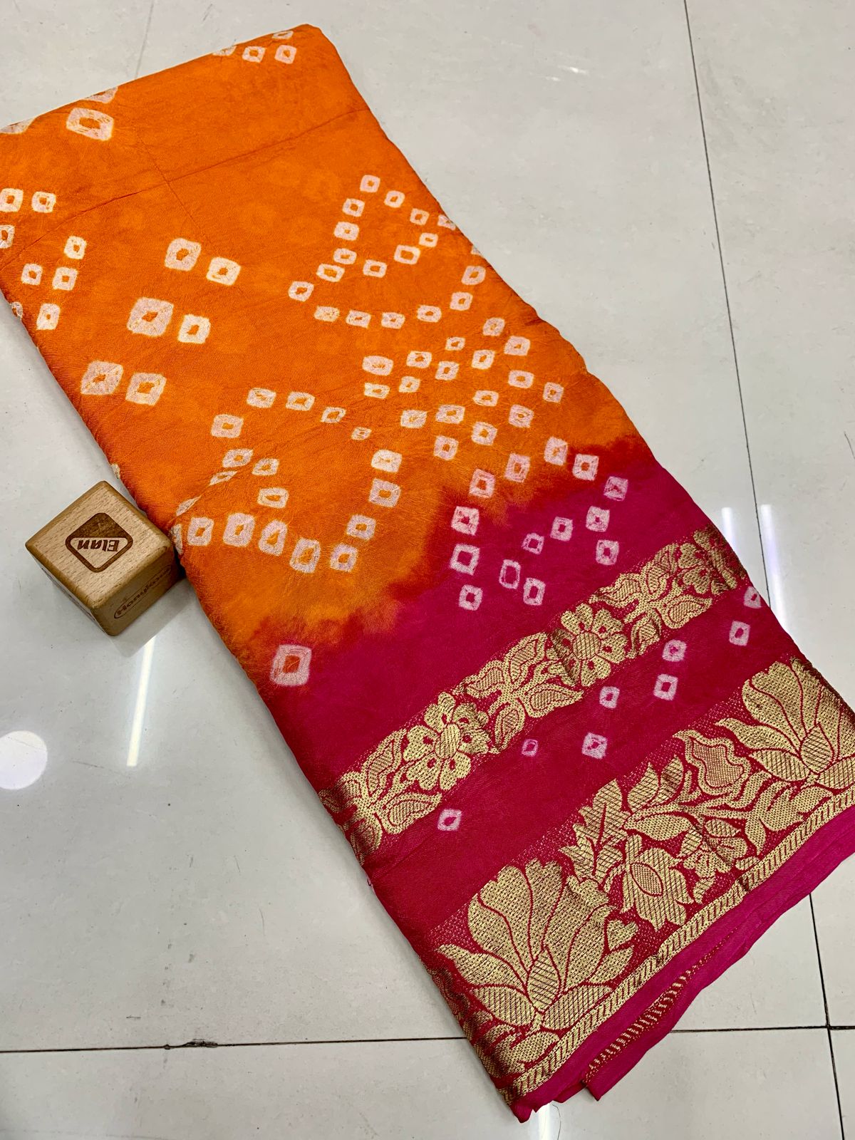 Artsilk Bandhini Sarees