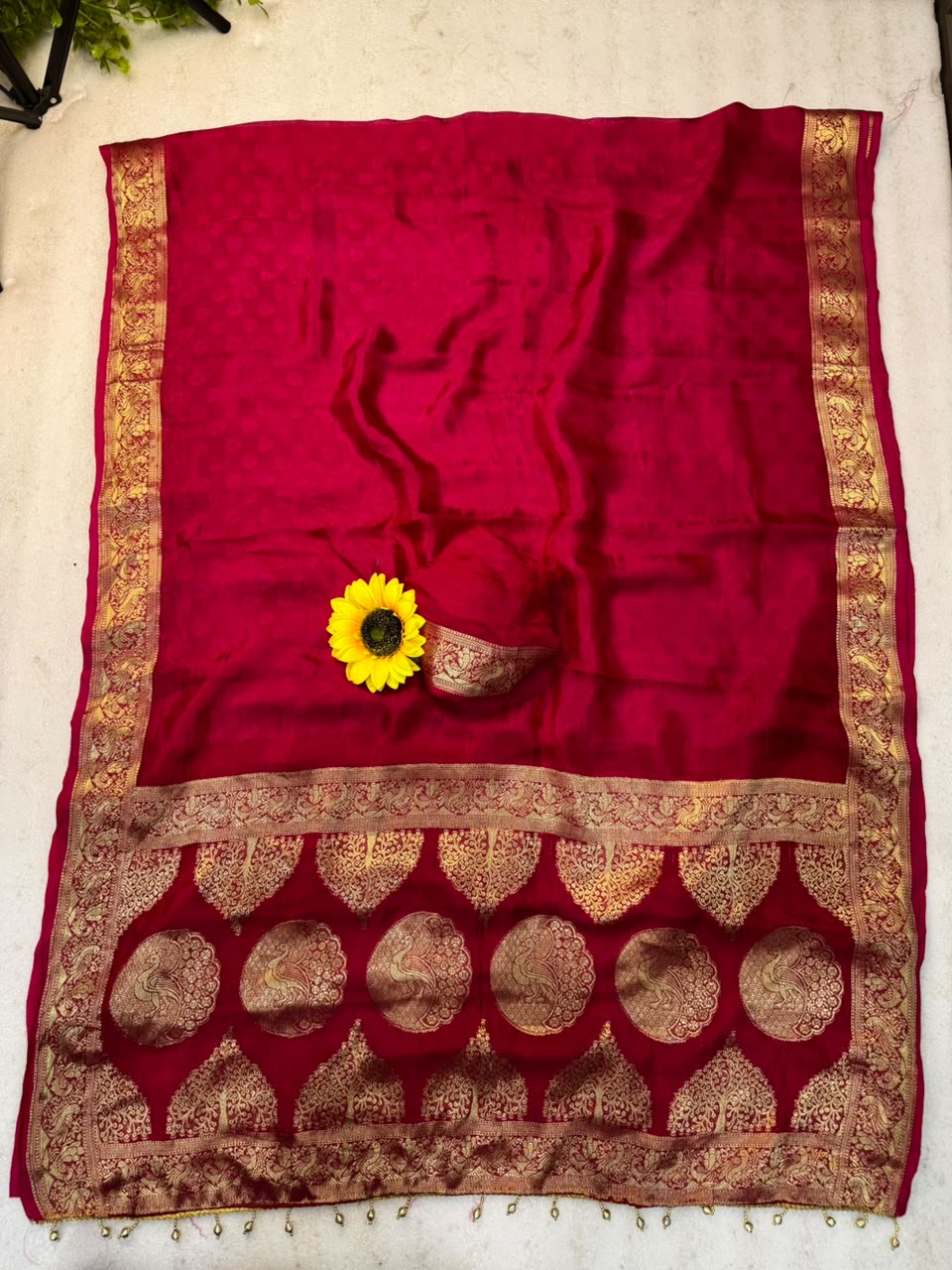 Kanjivaram Cotton Silk Weaving Sarees