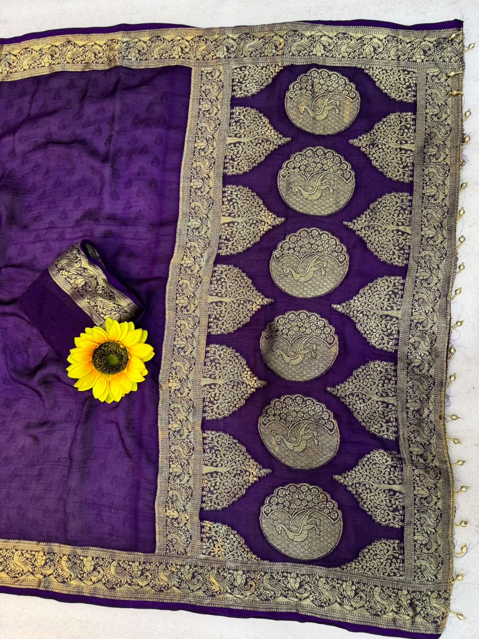 Kanjivaram Cotton Silk Weaving Sarees