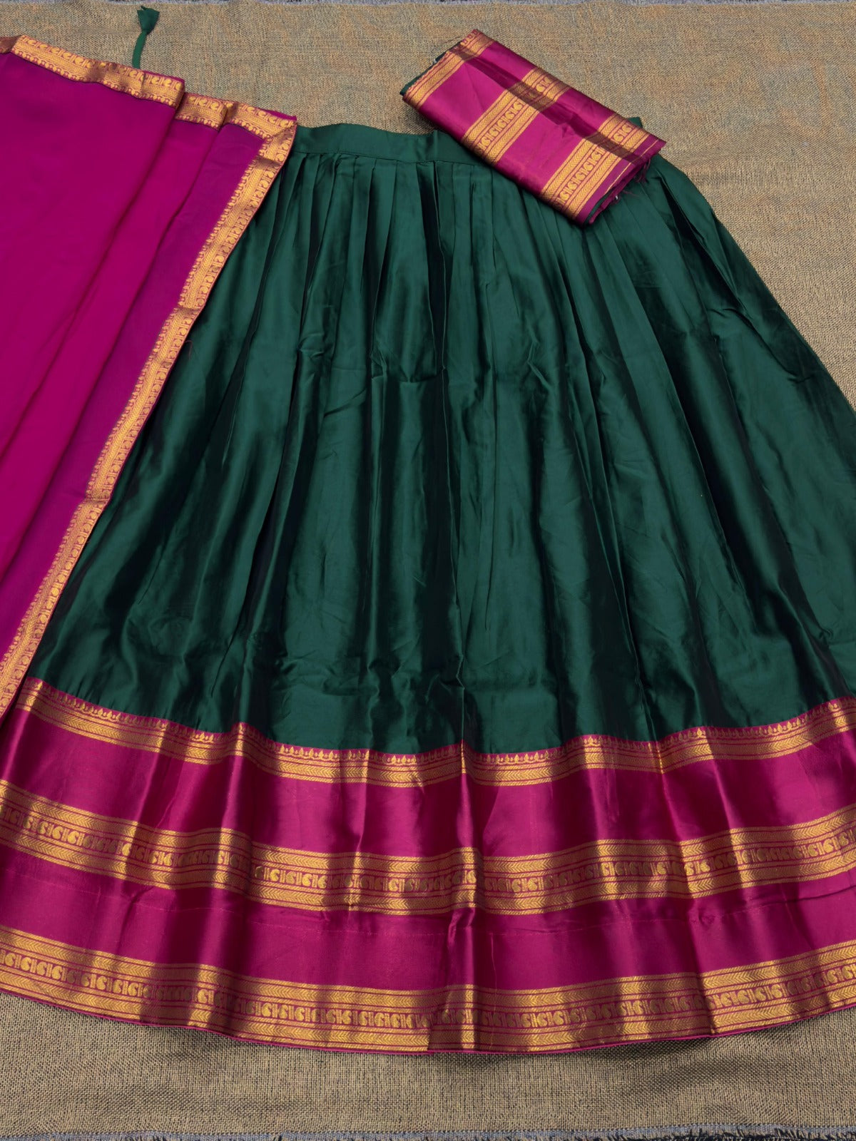 Kanchi Cotton Silk Lehenga Set