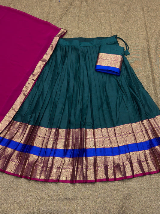 Kanchi Cotton Silk Lehenga Set