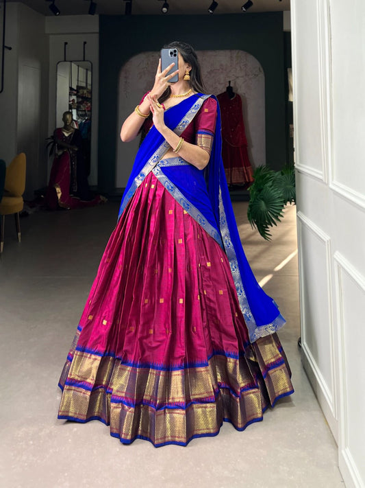 Cotton Silk Dhavani Collection – ₹1399