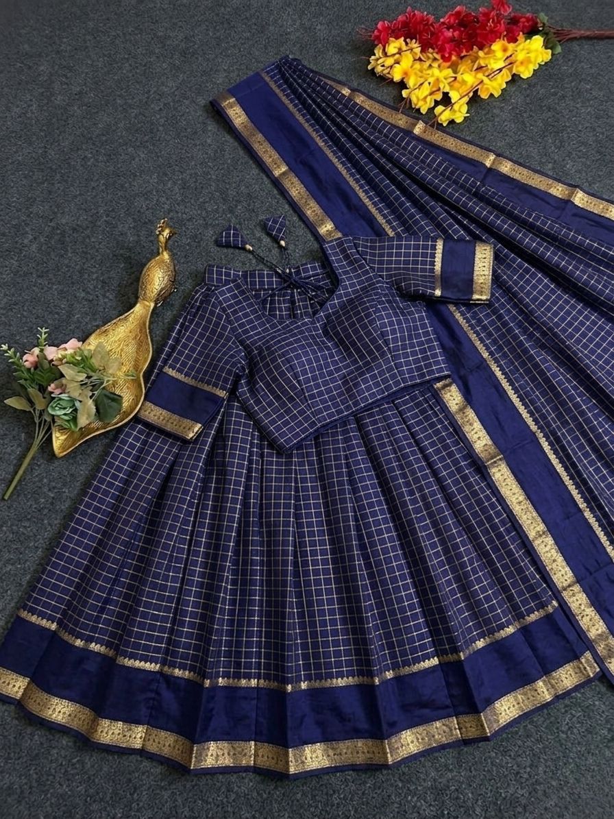 Georgette Viscose Skirt, Blouse & Dupatta Set – ₹1399