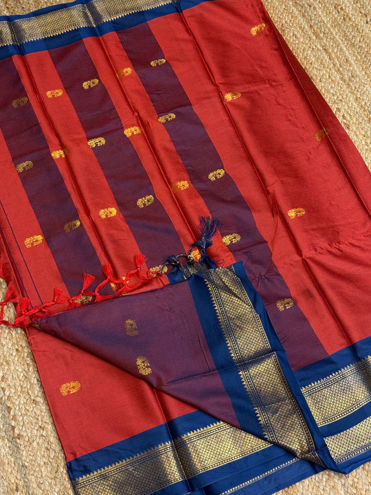 Cotton Silk Sarees with Jacquard Borders