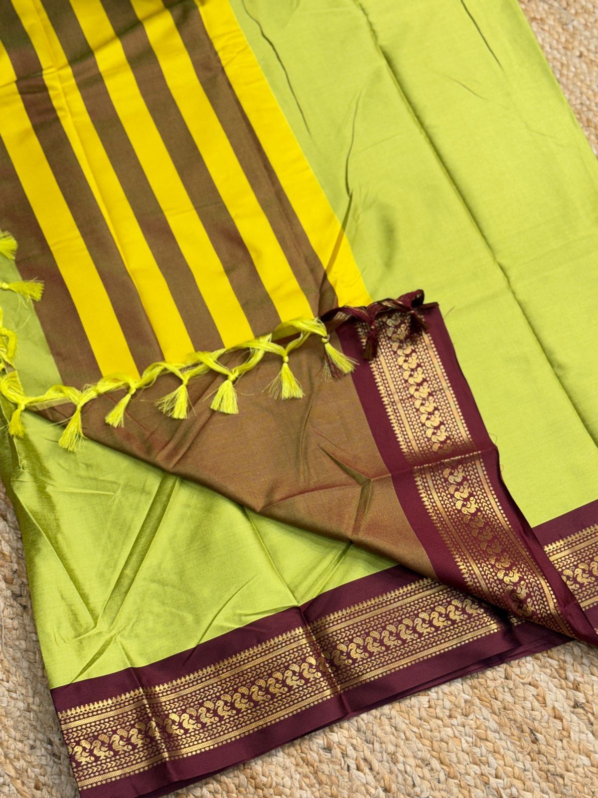 Cotton Silk Sarees with Jacquard Borders