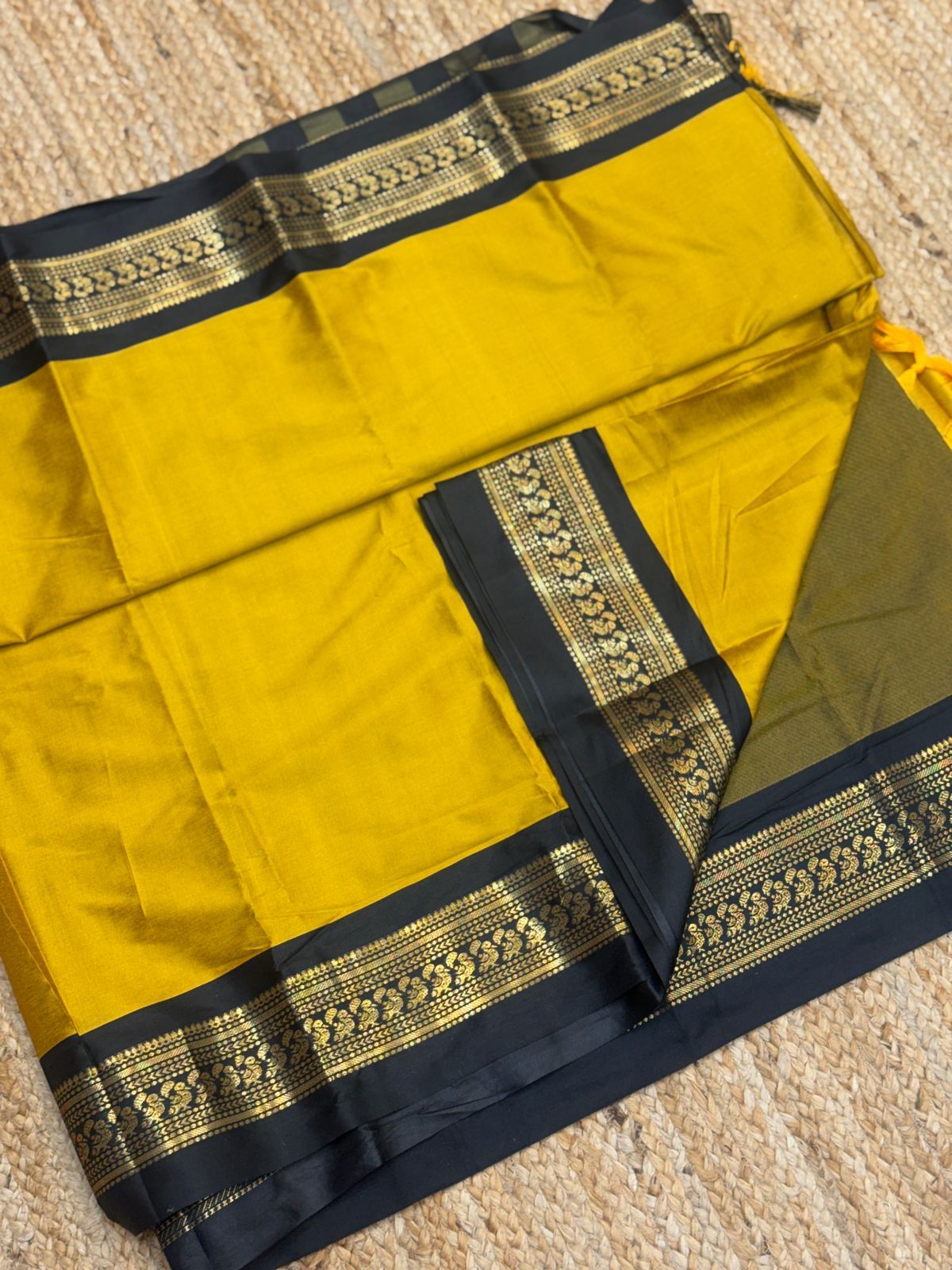 Cotton Silk Sarees with Jacquard Borders