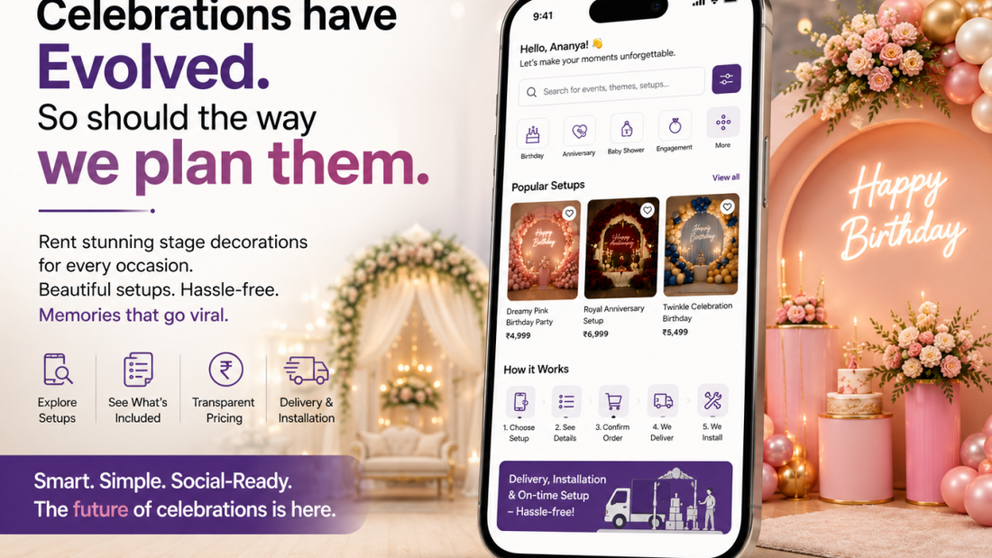 What if booking decorations became as easy as ordering food online?