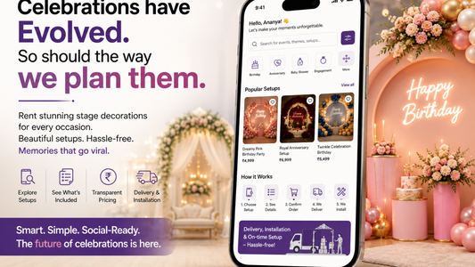 What if booking decorations became as easy as ordering food online?