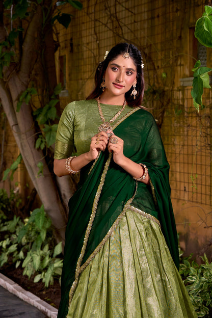 Duphion Silk Readymade Dhavani Collection 1699