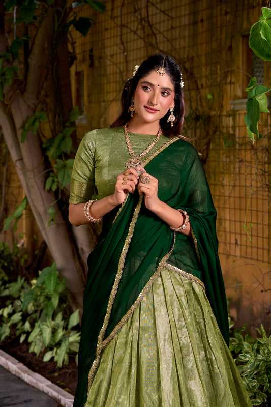 Duphion Silk Readymade Dhavani Collection 1699