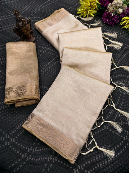 Semi Tussar Silk Sarees