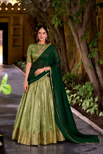 Duphion Silk Readymade Dhavani Collection 1699