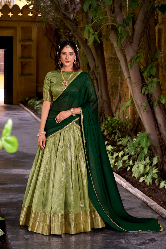 Duphion Silk Readymade Dhavani Collection 1699