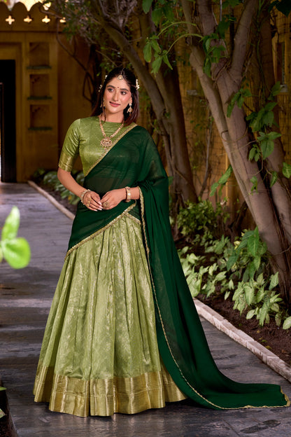 Duphion Silk Readymade Dhavani Collection 1699