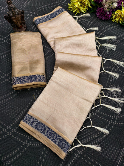 Semi Tussar Silk Sarees