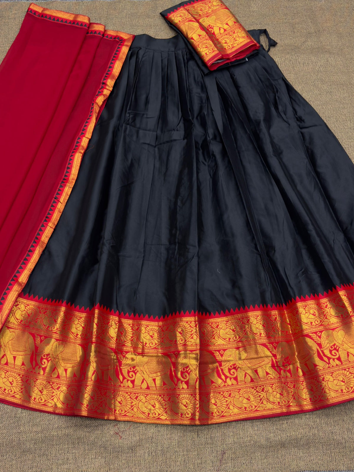 Kanchi Cotton Silk Lehenga Set