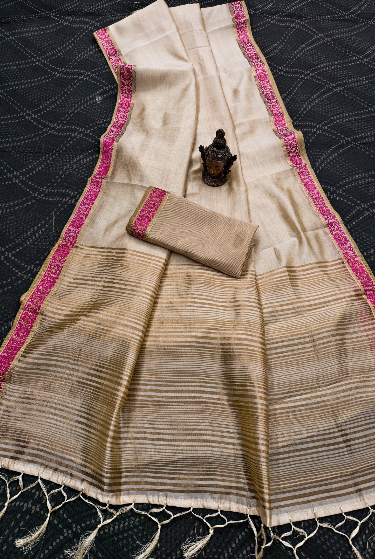 Semi Tussar Silk Sarees