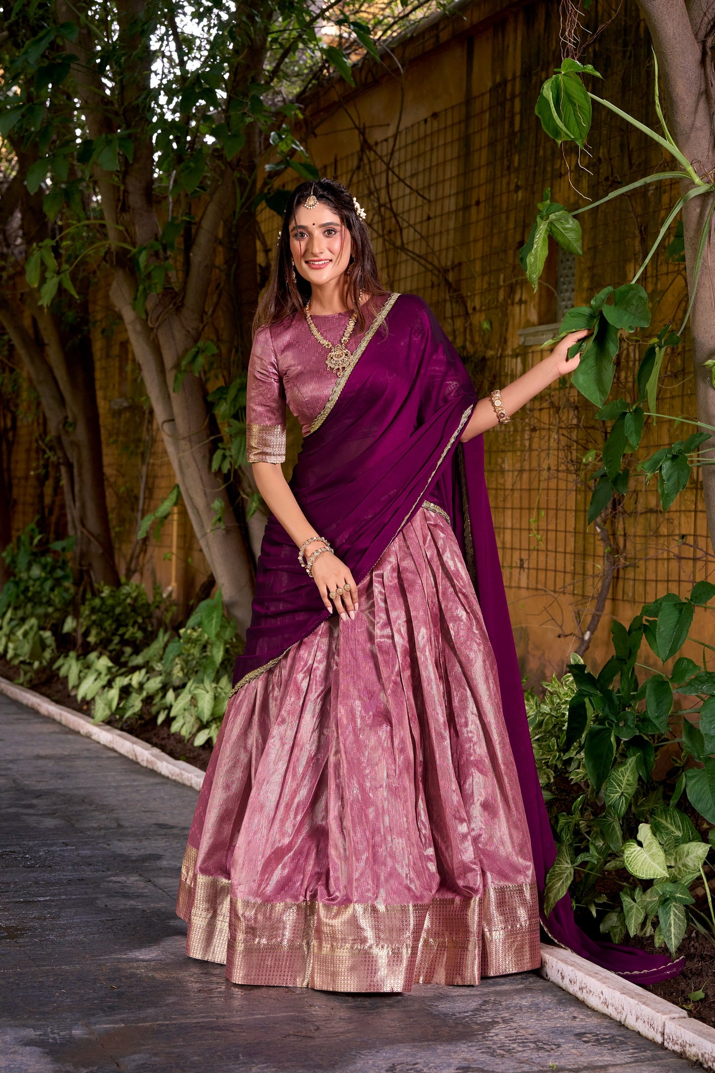 Duphion Silk Readymade Dhavani Collection 1699